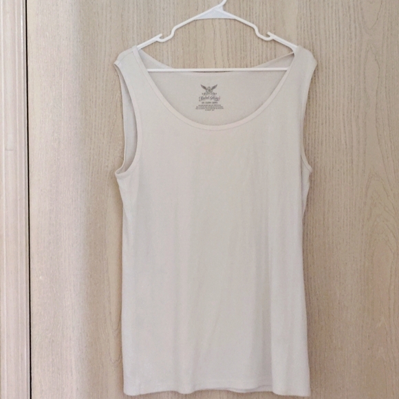Faded Glory Women's Ivory Tank Top - Picture 1 of 3